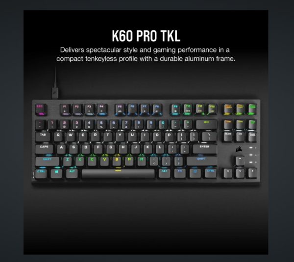 Corsair K60 PRO TKL keyboard