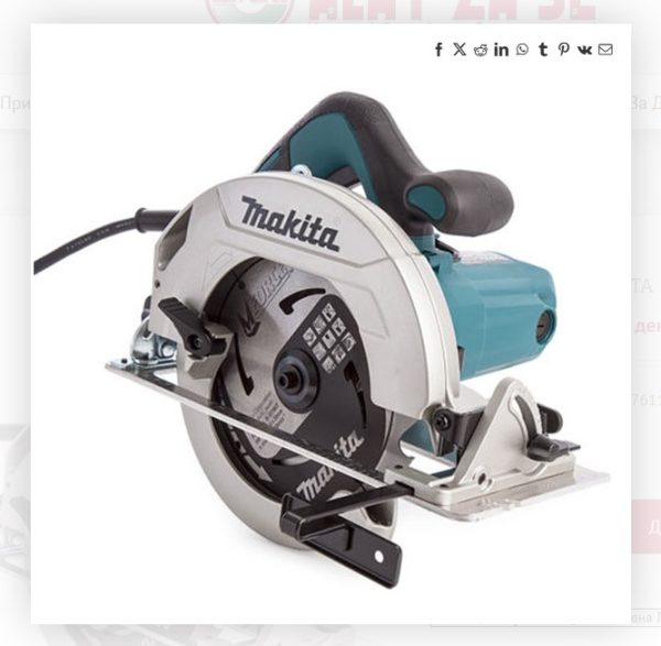 Makita HS7611 циркуларна пила