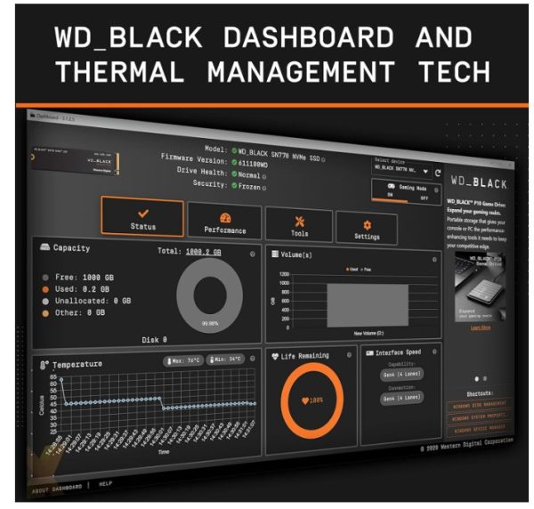 WD Black SN770 NVMe SSD 1TB - Image 2