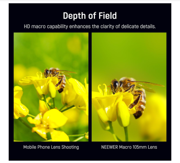 Neewer Macro Lens for smartphone 105mm - Image 5