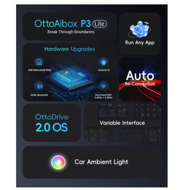 Ottocast Car Android System P3 Lite - Image 4