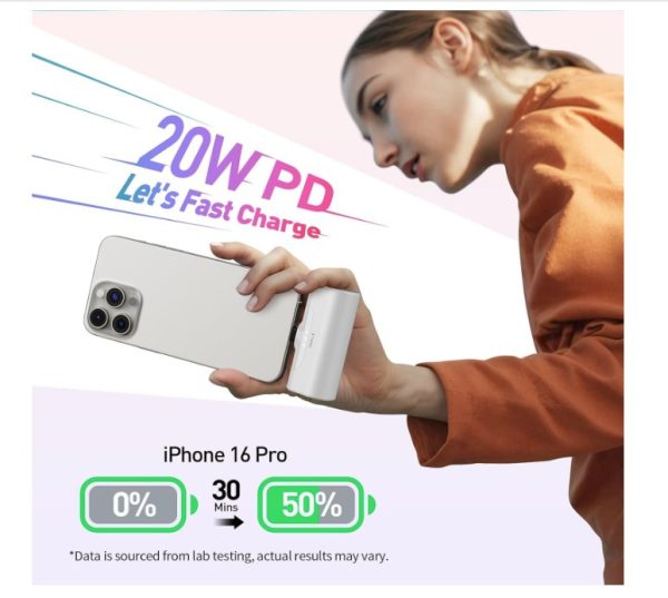iWalk power bank 4500mAh сребрен - Image 4
