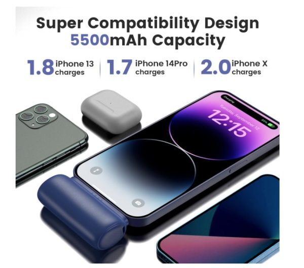 Power bank 5500mAh црн - Image 3