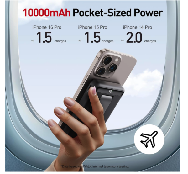 iWalk power bank 15w 10000mAh Magsafe - Image 4