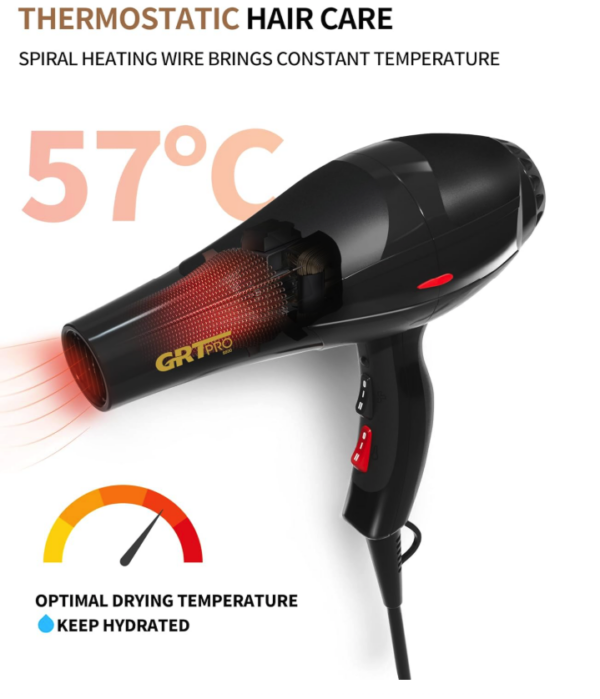 GRT PRO 8800 Professional Hair Dryer - Image 3