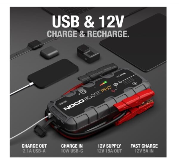 NOCO Boost Pro GB150 3000A стартер - Image 3