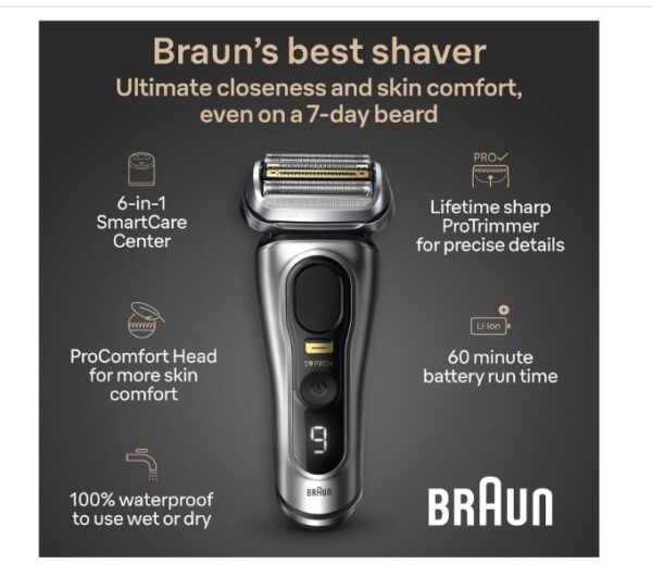 Braun Series 9 Pro+ машинка за бричење - Image 6