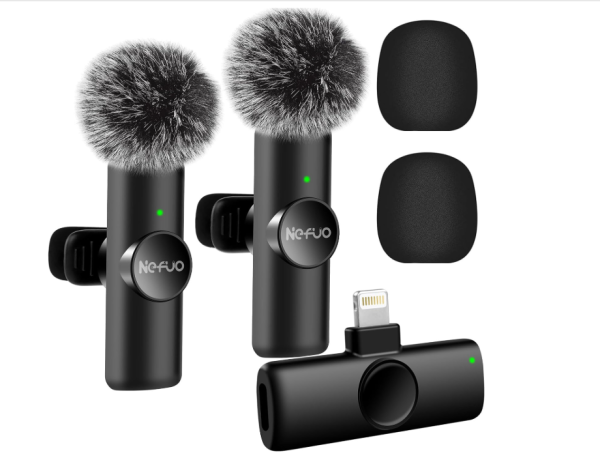 Nefuo Wireless Lavailer Microphone for iPhone