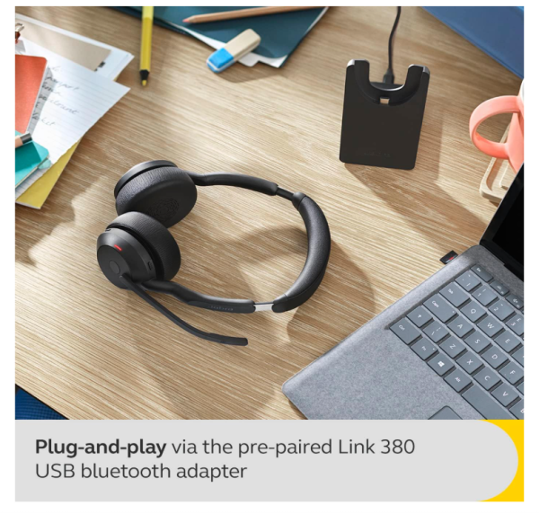 Jabra Evolve 2 55 USB слушалки - Image 4