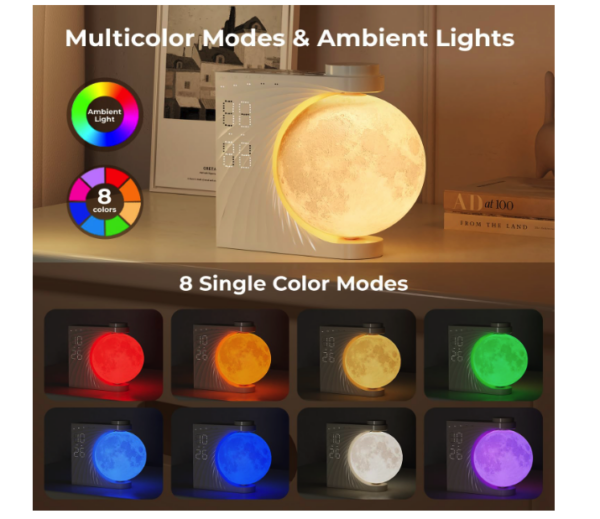 Sunrise Alarm Clock Moon Lamp - Image 5