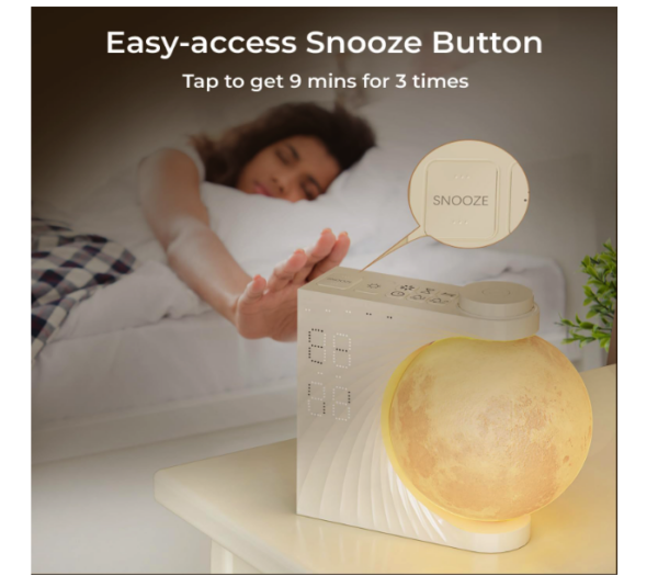 Sunrise Alarm Clock Moon Lamp - Image 4