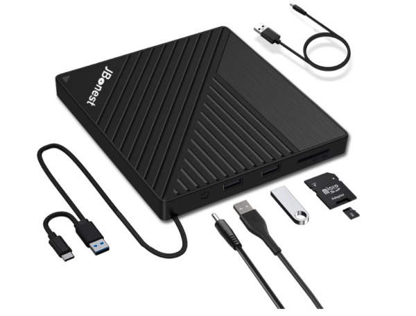 JBonest External DVD Drive with USB adapter