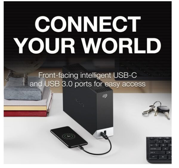 Seagate 3.5" External HDD 8TB One Touch with Hub - Image 4