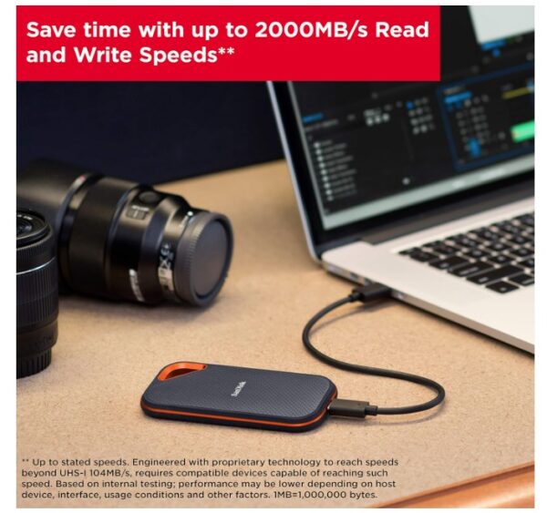 SanDisk Extreme PRO 2TB Portable SSD - Image 3