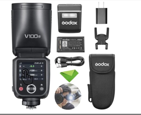 Godox V100 блиц за Sony