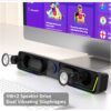 Jeecoo A40 USB Computer Speaker RGB - Image 5