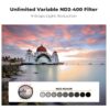 K&F Concept Nano X Series Filter Variable ND2-400 MRC 72mm - Image 7