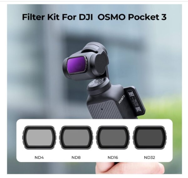 Nano X Lens Filter ND4, ND8, ND16, ND32 for DJI Osmo Pocket 3 - Image 4