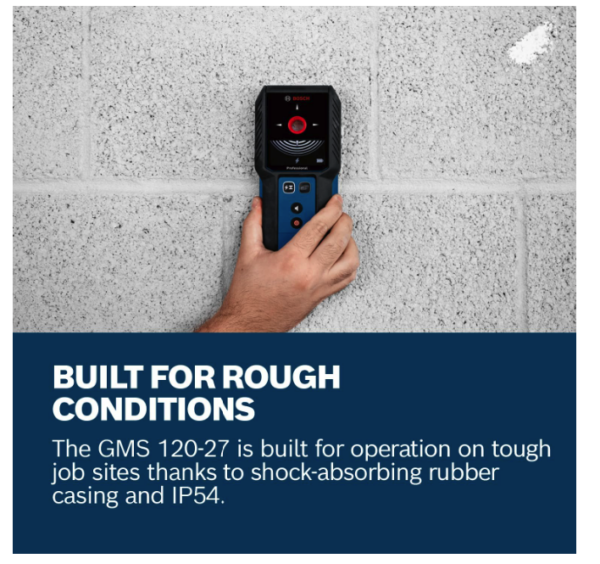 Bosch Wall Scanner GMS 120-27 - Image 3