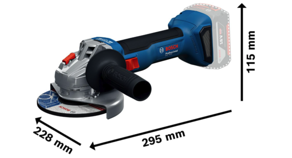 Bosch cordless angle grinder GWS 18V-8 - Image 2