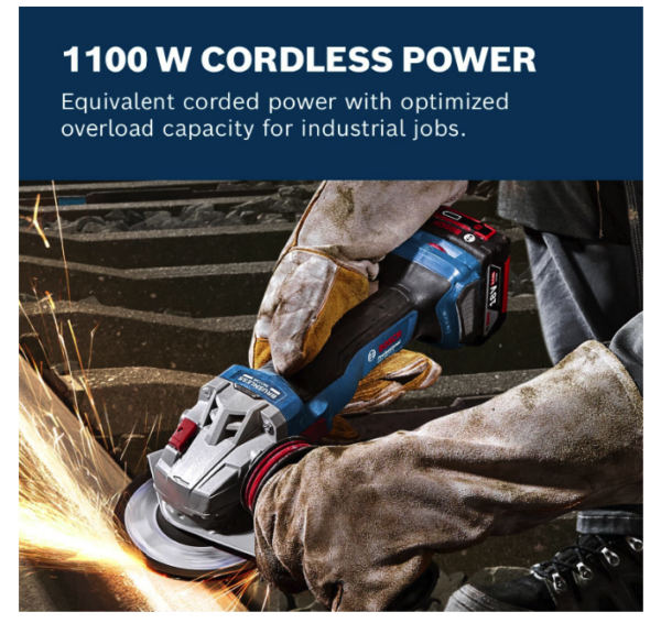 Bosch cordless angle grinder GWS 18V-11 S - Image 2