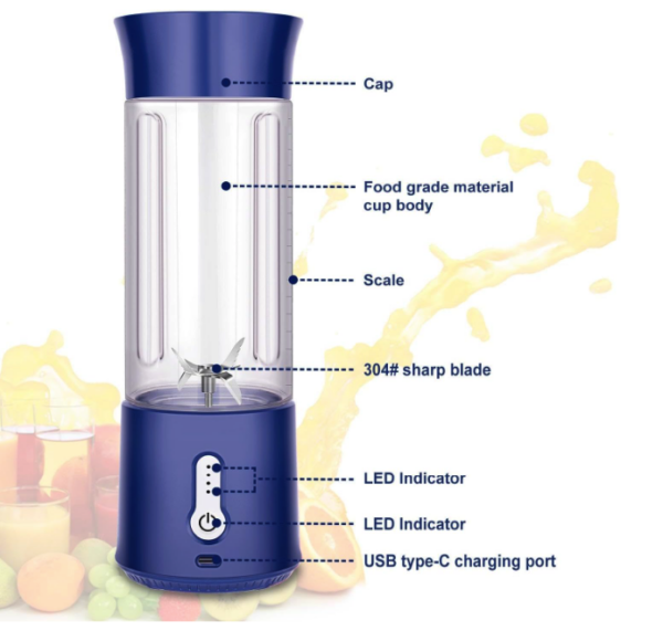Rainpal Portable Juicer Cup 500ml - Image 2