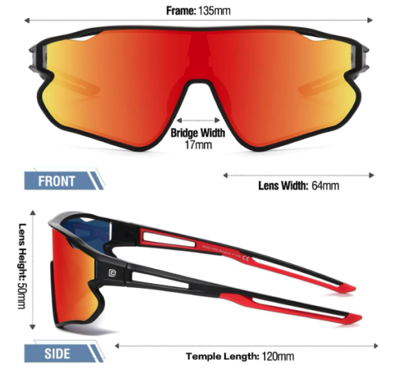 DUCO Kids Sunglasses Youth Baseball TR90 UV400