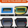 DUCO sunglasses for night driving 8550 - Image 2