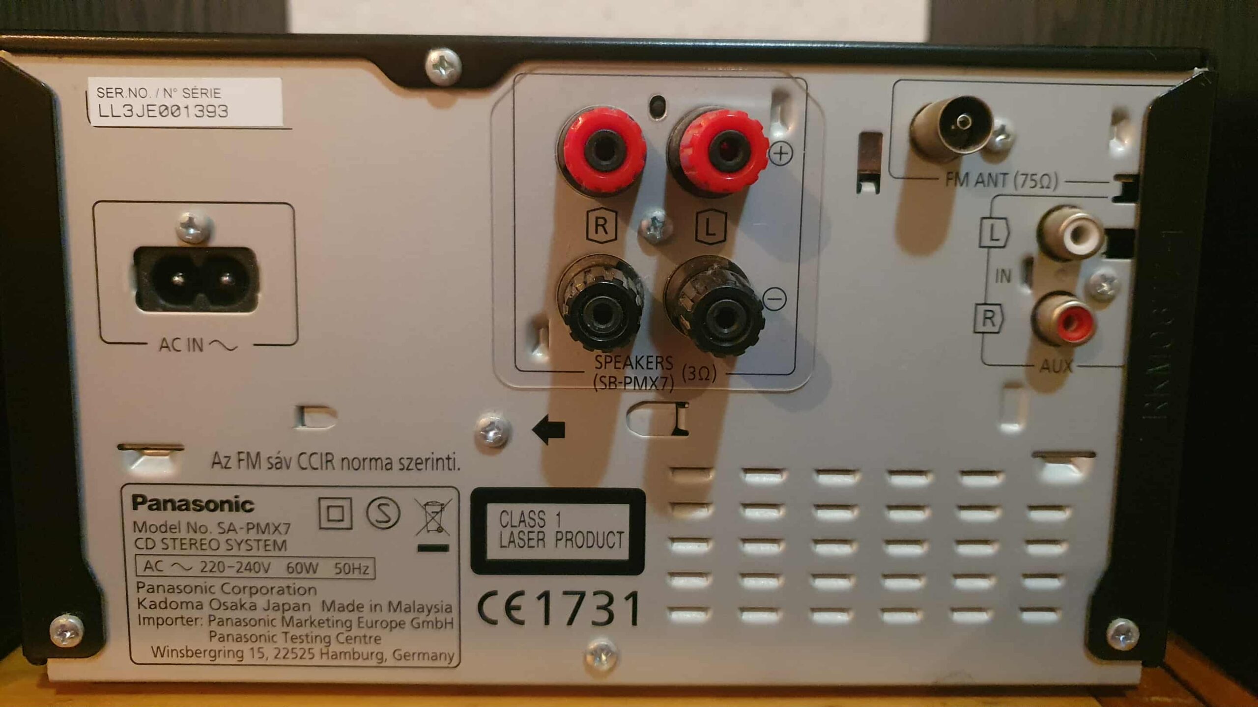 Panasonic SA-PMX7 - Image 3